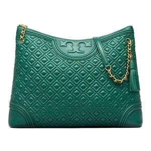 Tory Burch Fleming Quilted Leather Tote